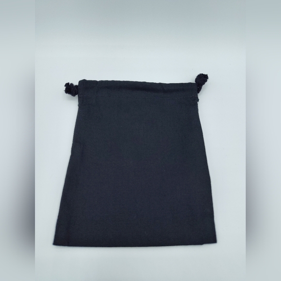 CHANEL Black Drawstring Pouch | Logo Dust Bag | 5.75x4.75 | Up to 10 Avail NWOT - Picture 2 of 4